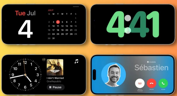 十堰苹果手机维修分享iOS17横屏充电待机显示有什么好处 
