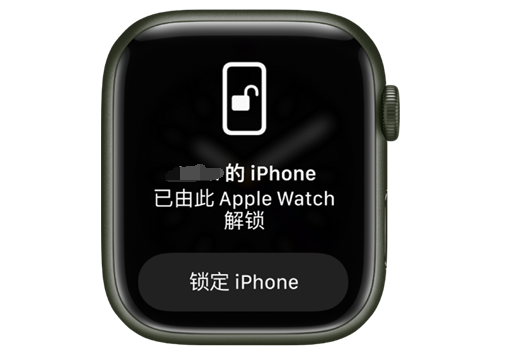 十堰苹果手机维修分享用 AppleWatch 解锁配备面容 ID 的 iPhone方法 